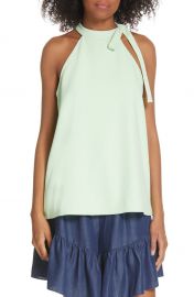 Tibi Chalky Drape Halter Top   Nordstrom at Nordstrom